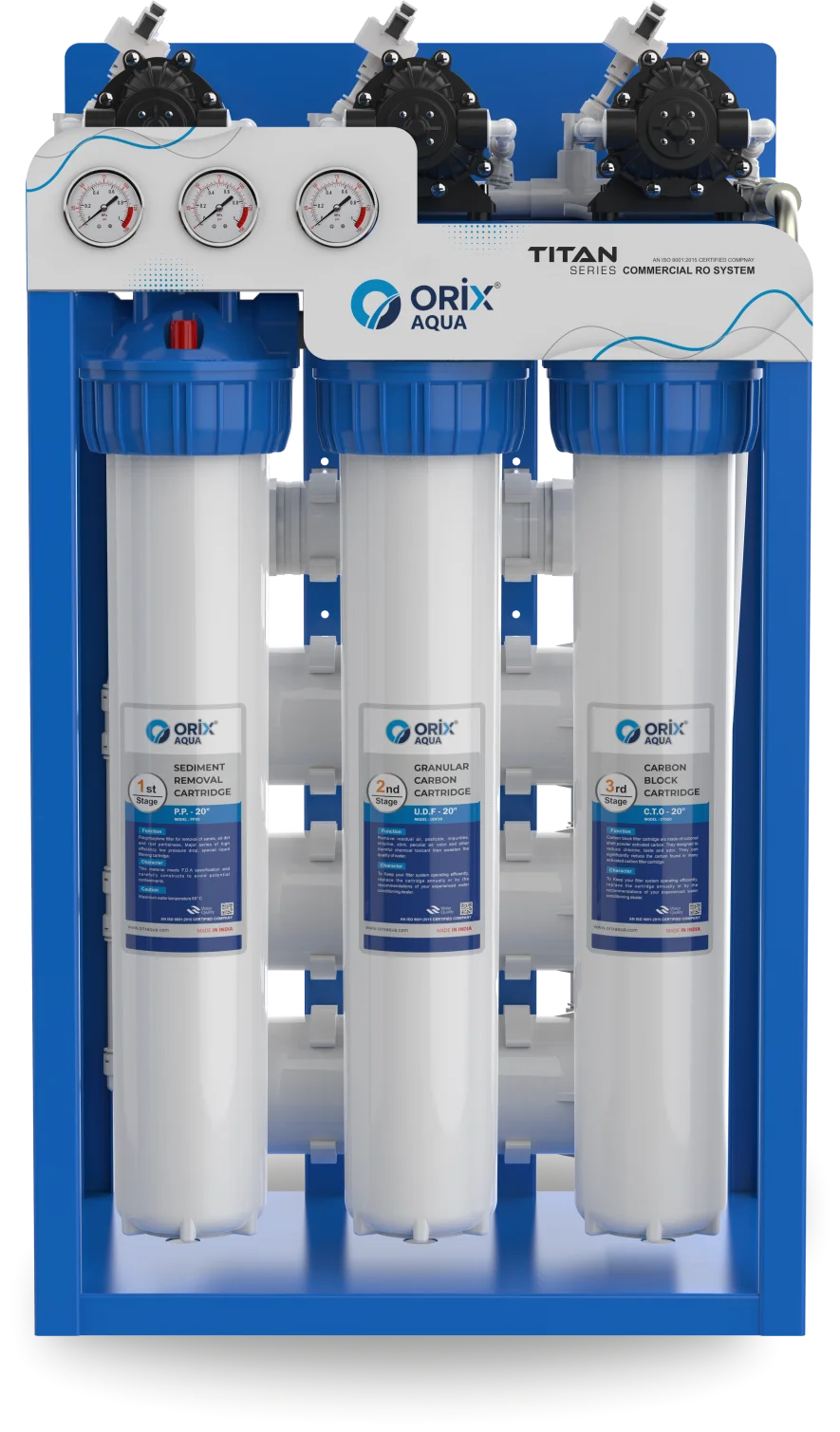 ORIX Aqua Titan 100 LPH Commercial RO Water Purifier — Royal Aqua Thalassery Kannur