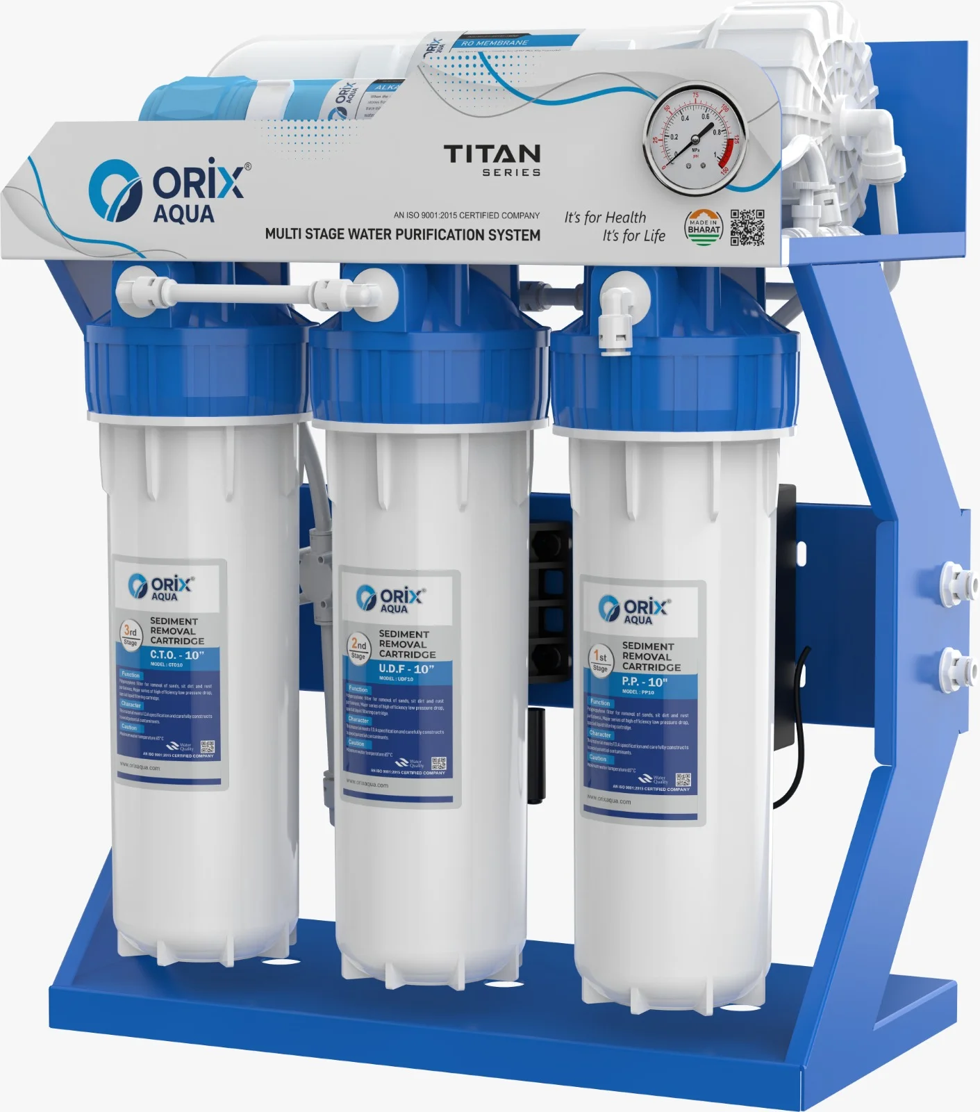 ORIX Titan 25 LPH BIS Certified RO Water Purifier — Royal Aqua Thalassery